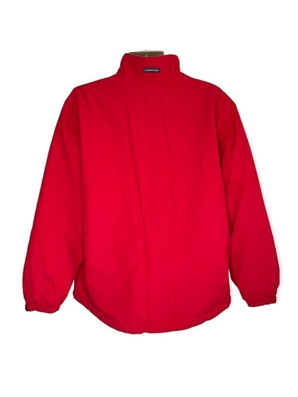 Lands’ End Red Full Zip Jacket Men’s Size L (42-44) - Picture 5 of 10